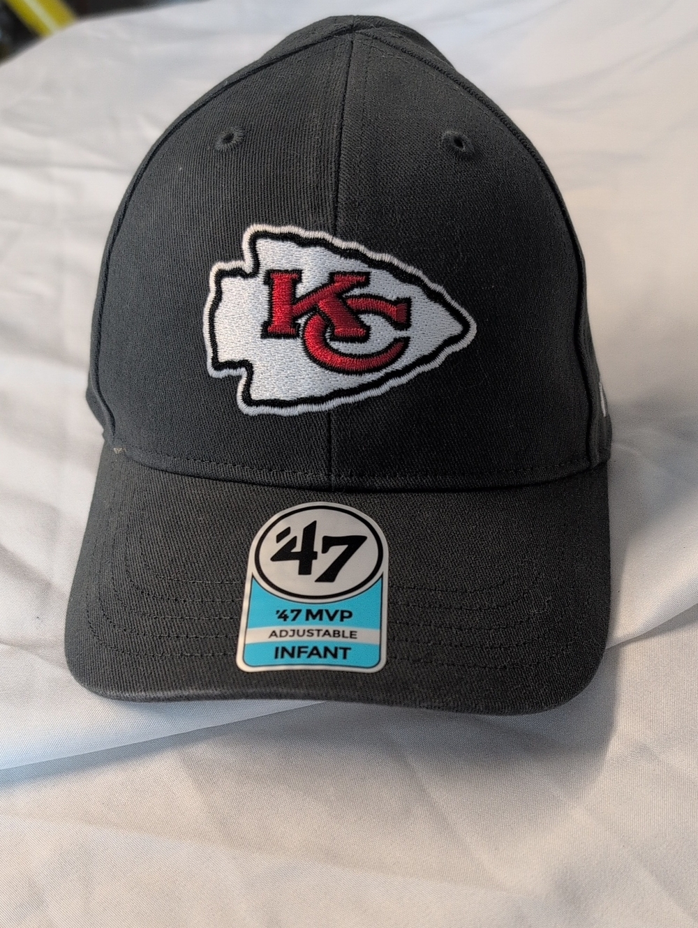 '47 MVP Kansas City Chiefs Infant Hat - Charcoal w/ White Logo NWT